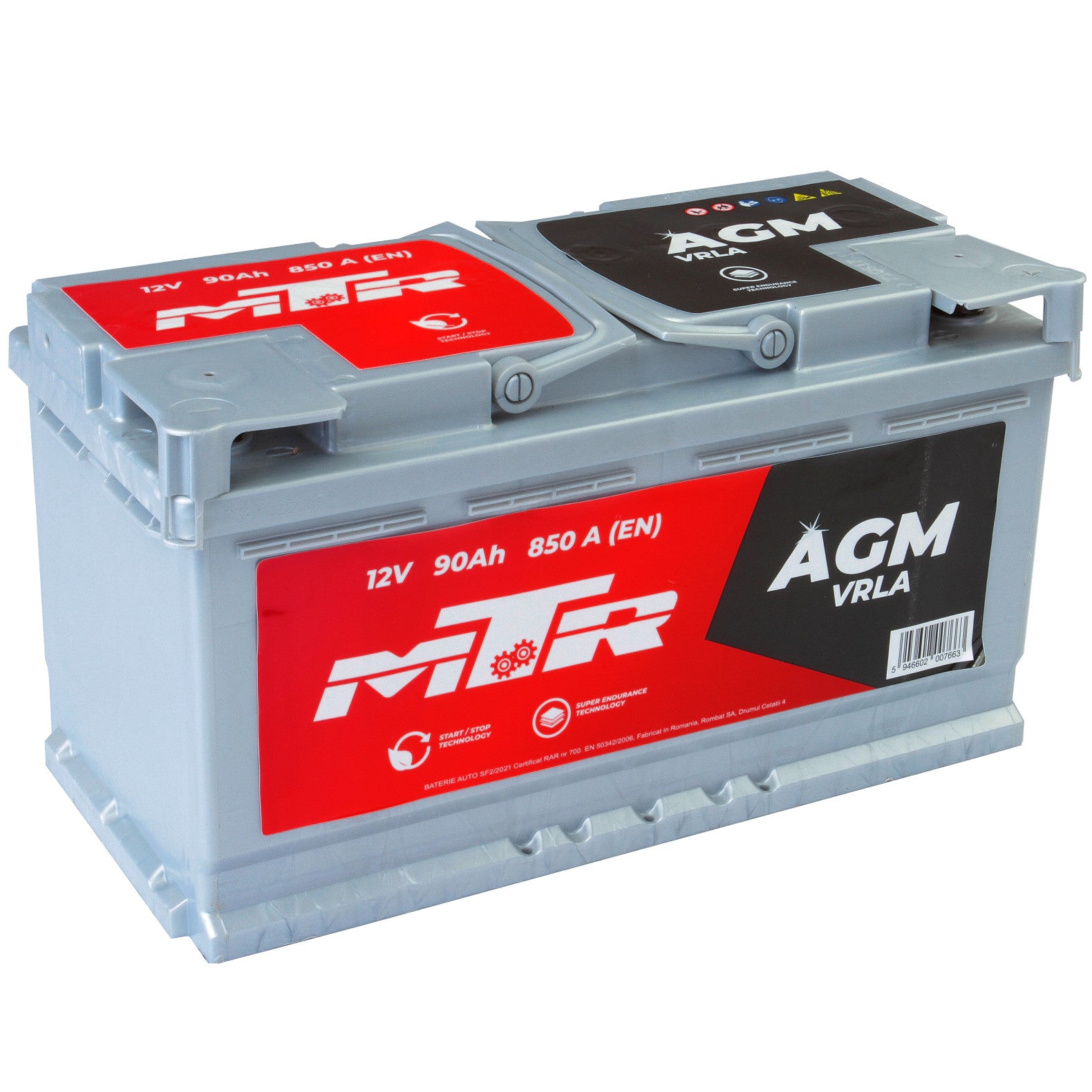 Acumulator MTR AGM-VRLA 90 Ah [Start-Stop] MTR - imagine 1