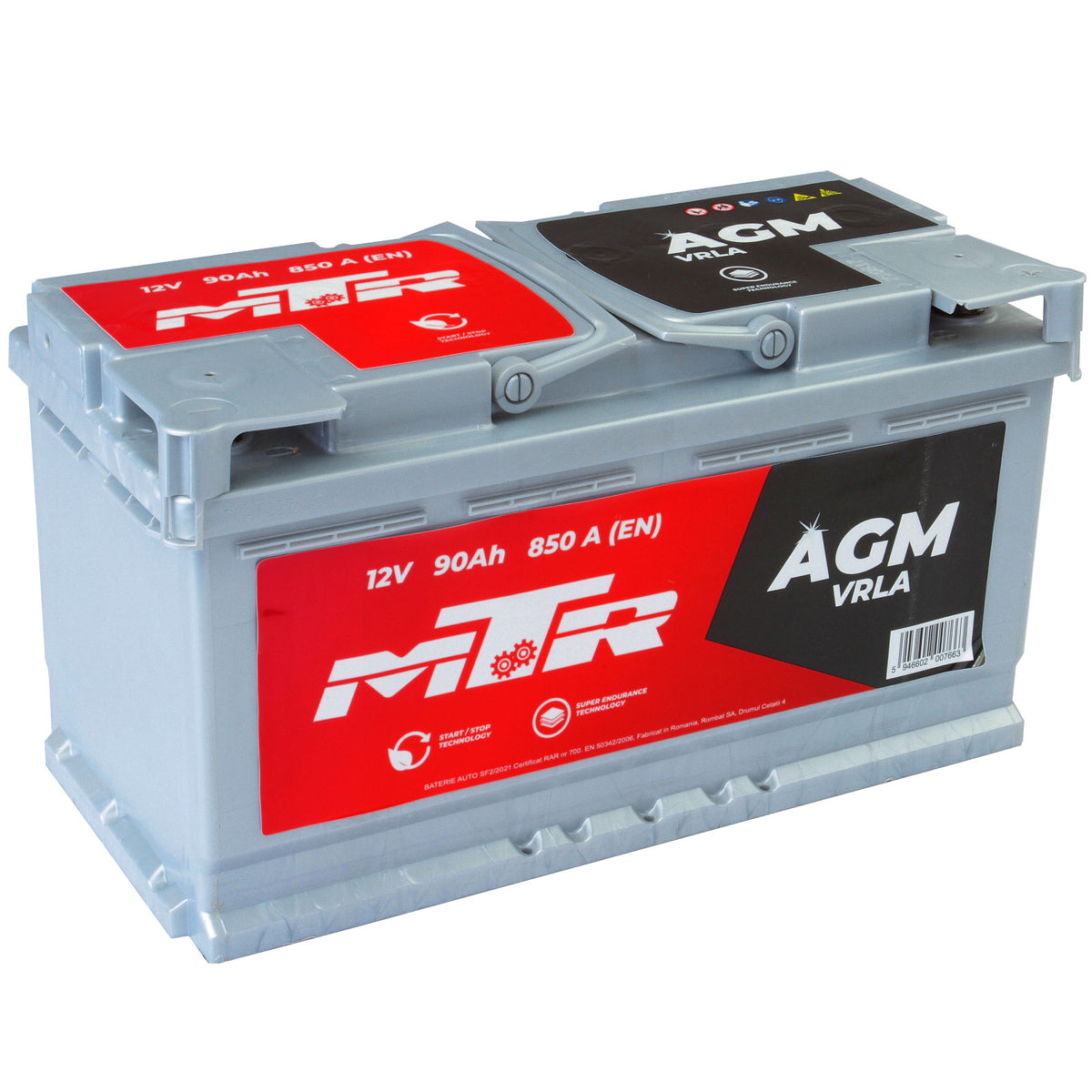Acumulator MTR AGM-VRLA 90 Ah [Start-Stop] MTR - imagine 1