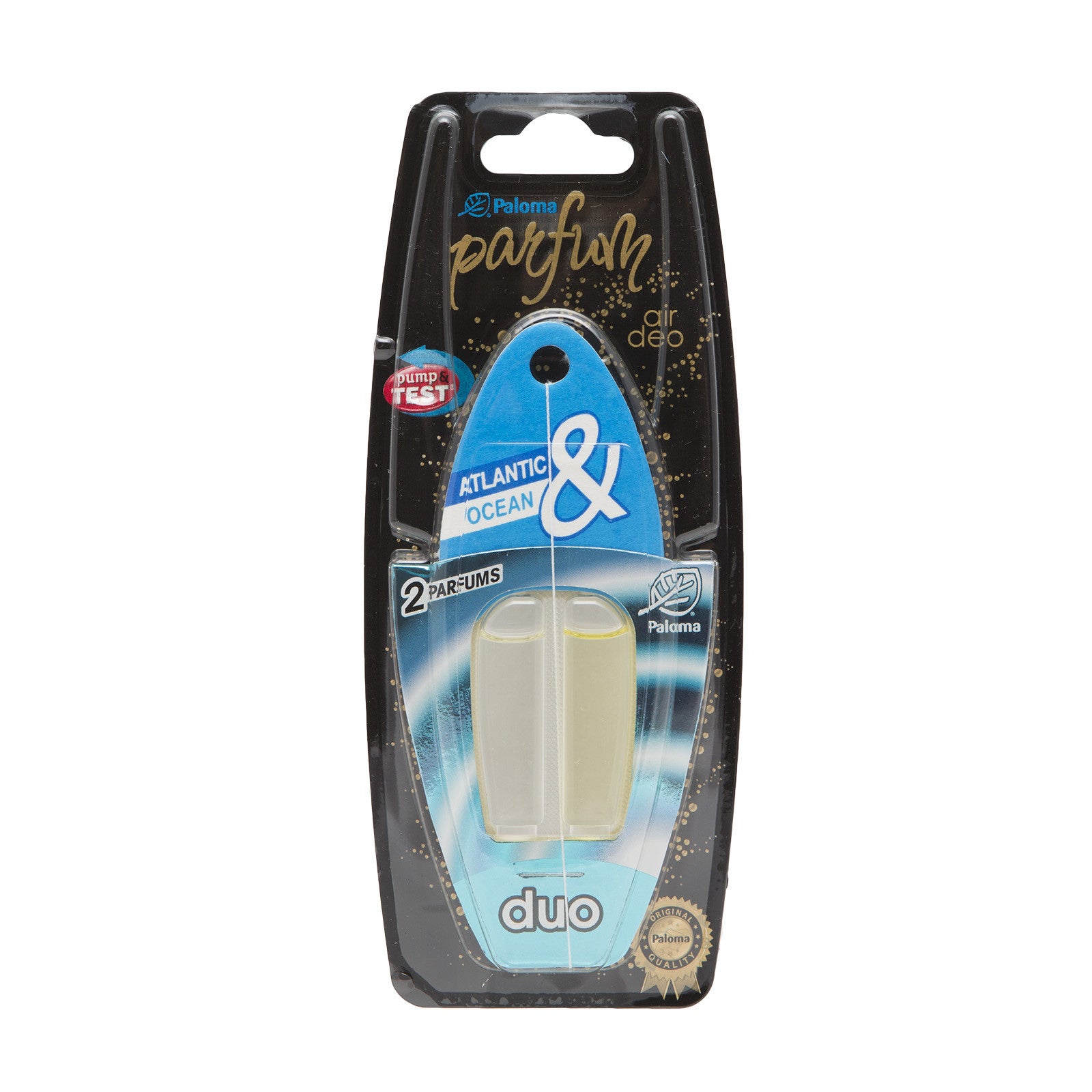 Odorizant auto Paloma Parfum Duo Atlantic & Ocean - 2x3 ml Paloma - imagine 1
