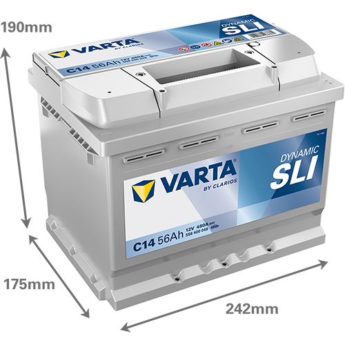 Acumulator Varta SLI Dynamic 56 Ah Varta - imagine 2