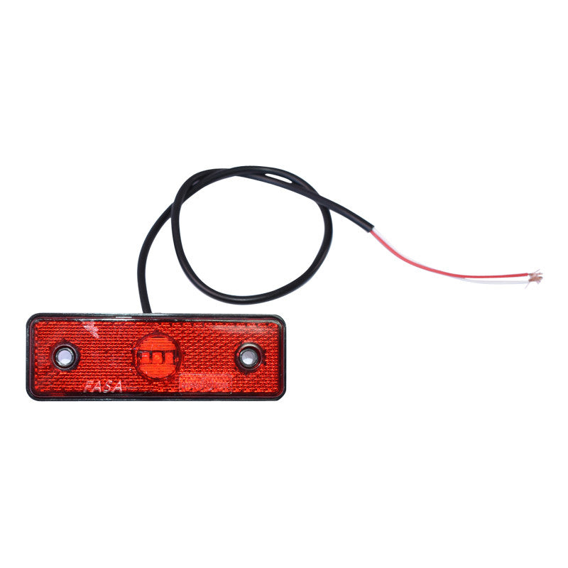 Lampa laterala rosie cu Led 12/24V BRECKNER GERMANY - imagine 2