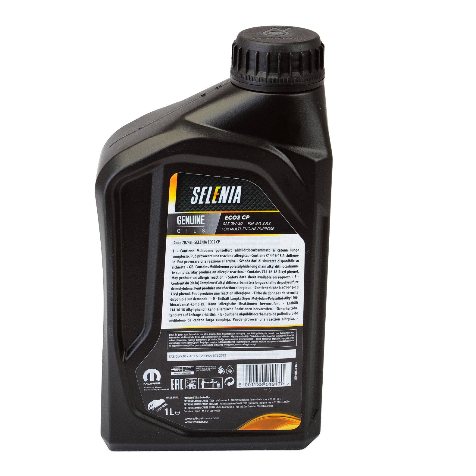 Ulei motor Selenia ECO2 CP 0W30 1L Selenia - imagine 3