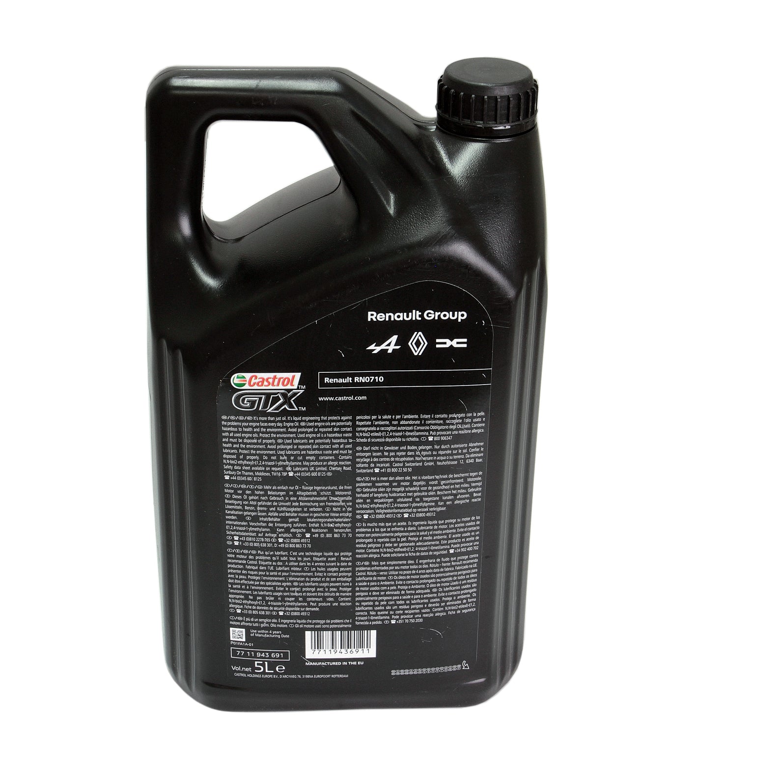 Ulei motor Renault-Castrol Rn-Spec RN710 5W40 5L Renault - imagine 9