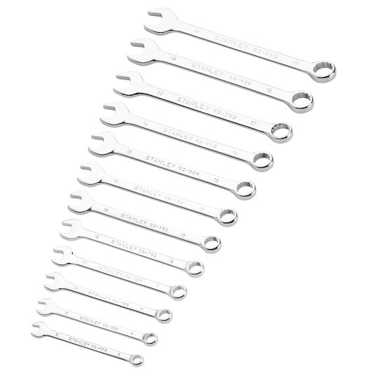 Set de chei combinate STANLEY®, 12 buc. Stanley - imagine 1