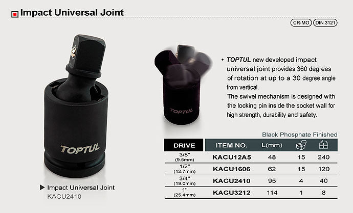 Articulatie universala de impact 1/2 Toptul - imagine 2