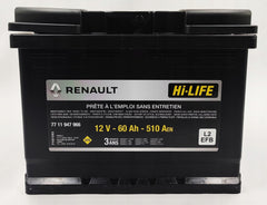 Baterie Auto Renault 60 Ah 510Aen Renault - imagine 1