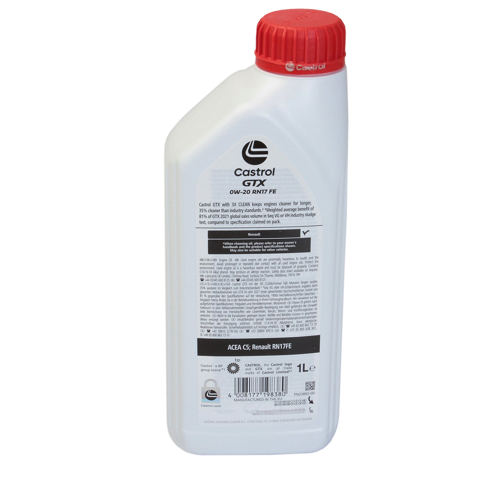Ulei motor Castrol GTX 0W20 RN17 FE 1L Castrol - imagine 3