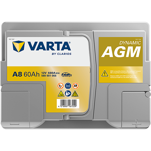 Acumulator Varta Silver Dynamic AGM 60 Ah 680A [Start-Stop] Varta - imagine 4