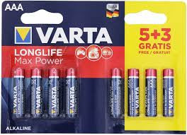 Baterie Varta LongLife Max Power AAA - LR03 - 8 buc Varta - imagine 1