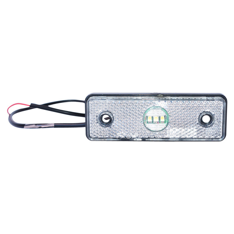 Lampa laterala alba cu Led 12/24V BRECKNER GERMANY - imagine 2