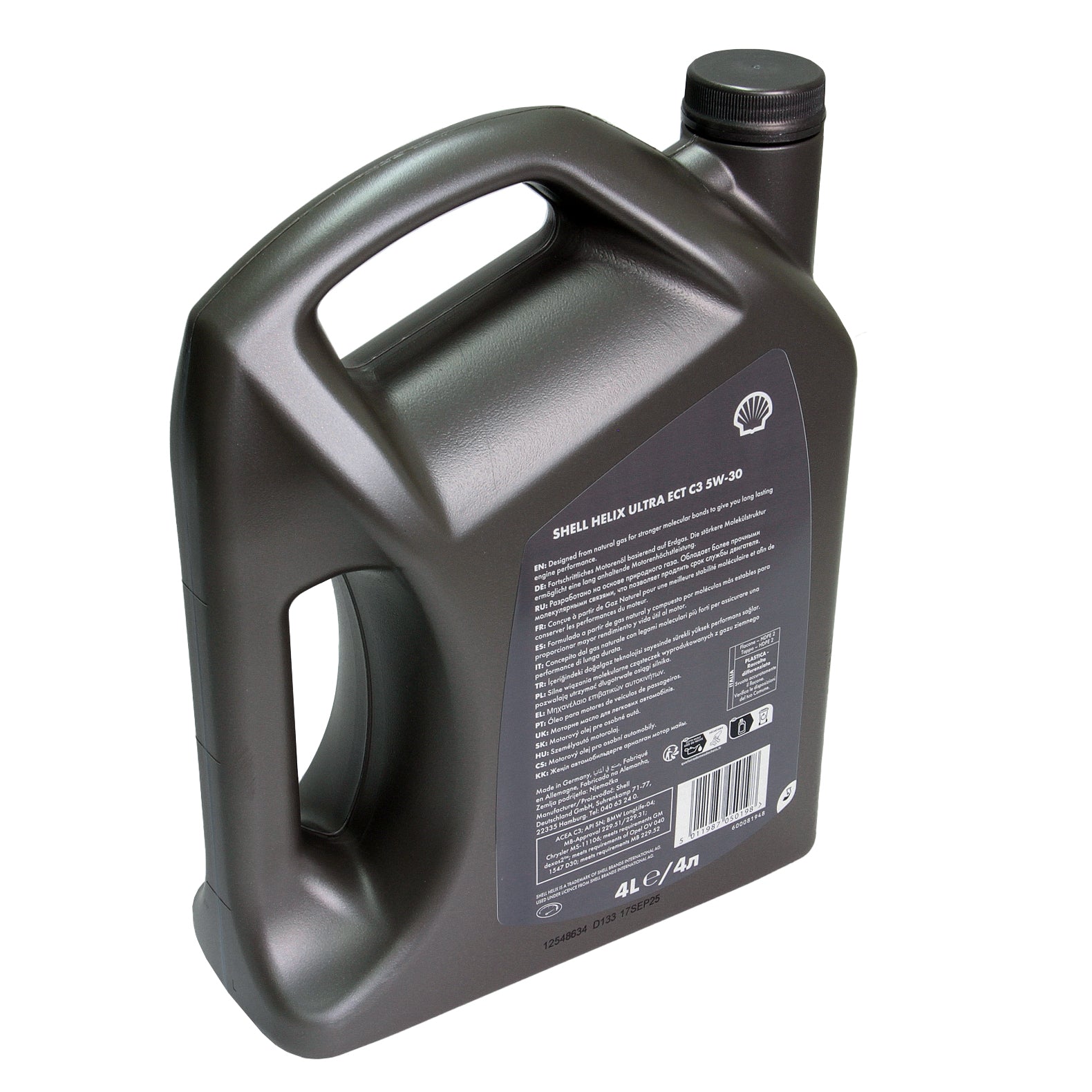 Ulei motor Shell Helix Ultra Ect C3 5W30  4L Shell - imagine 5