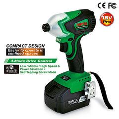 Masina de insurubat cu impact 1/4 brushless 260 Nm Toptul - imagine 1