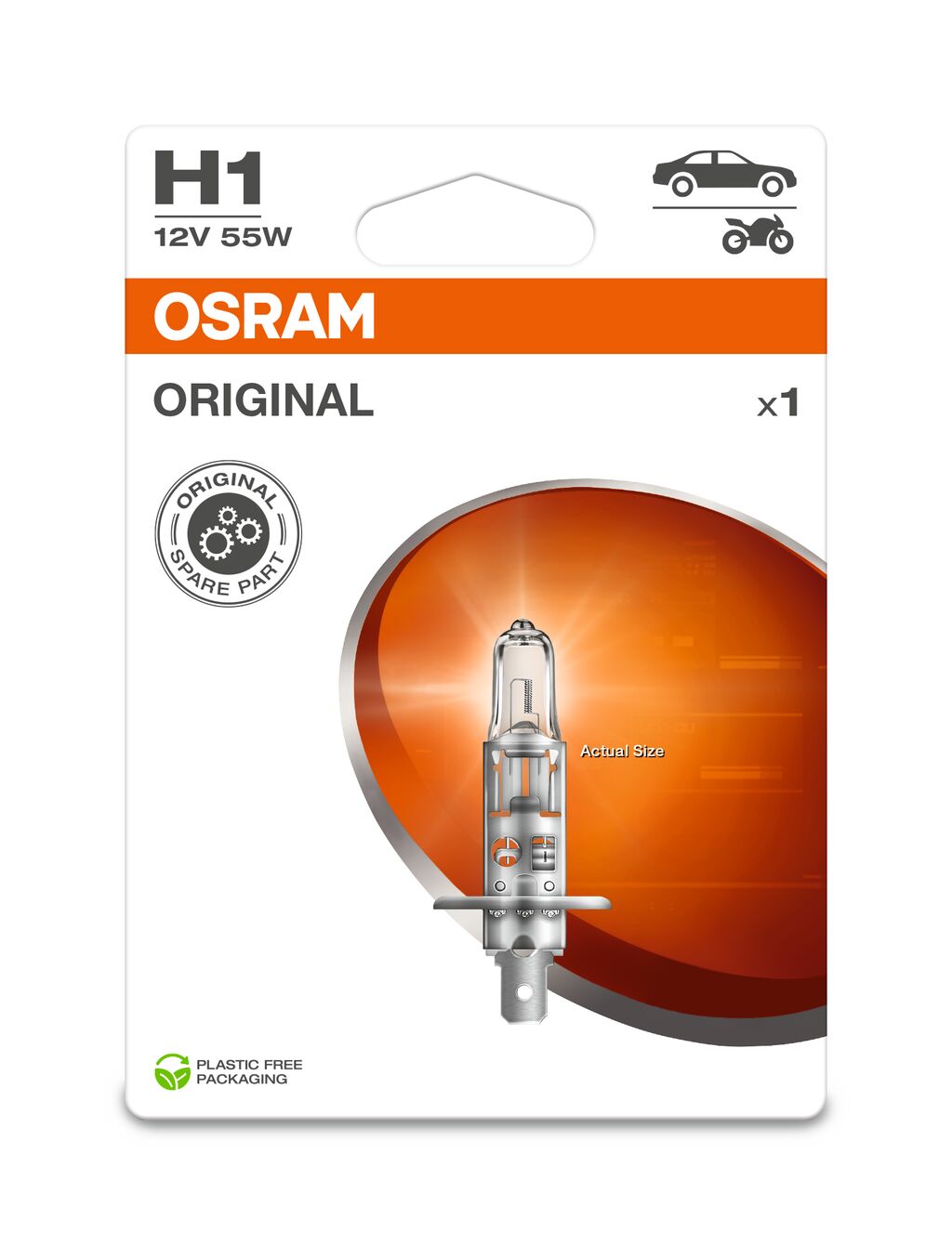 BEC 12V H1 55 W ORIGINAL BLISTER 1 BUC OSRAM