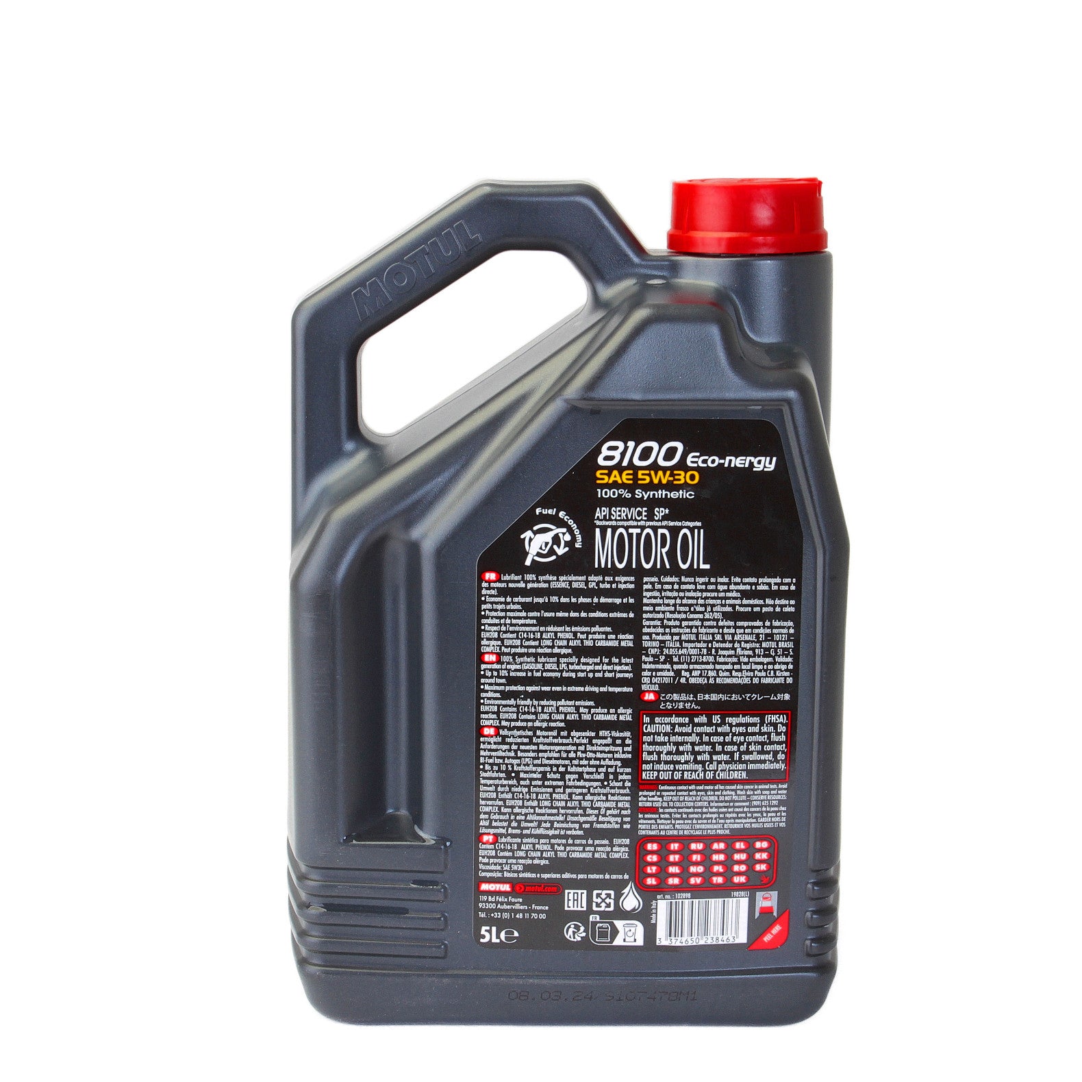 Ulei motor Motul 8100 Eco-Nergy 5W30 5L Motul - imagine 1