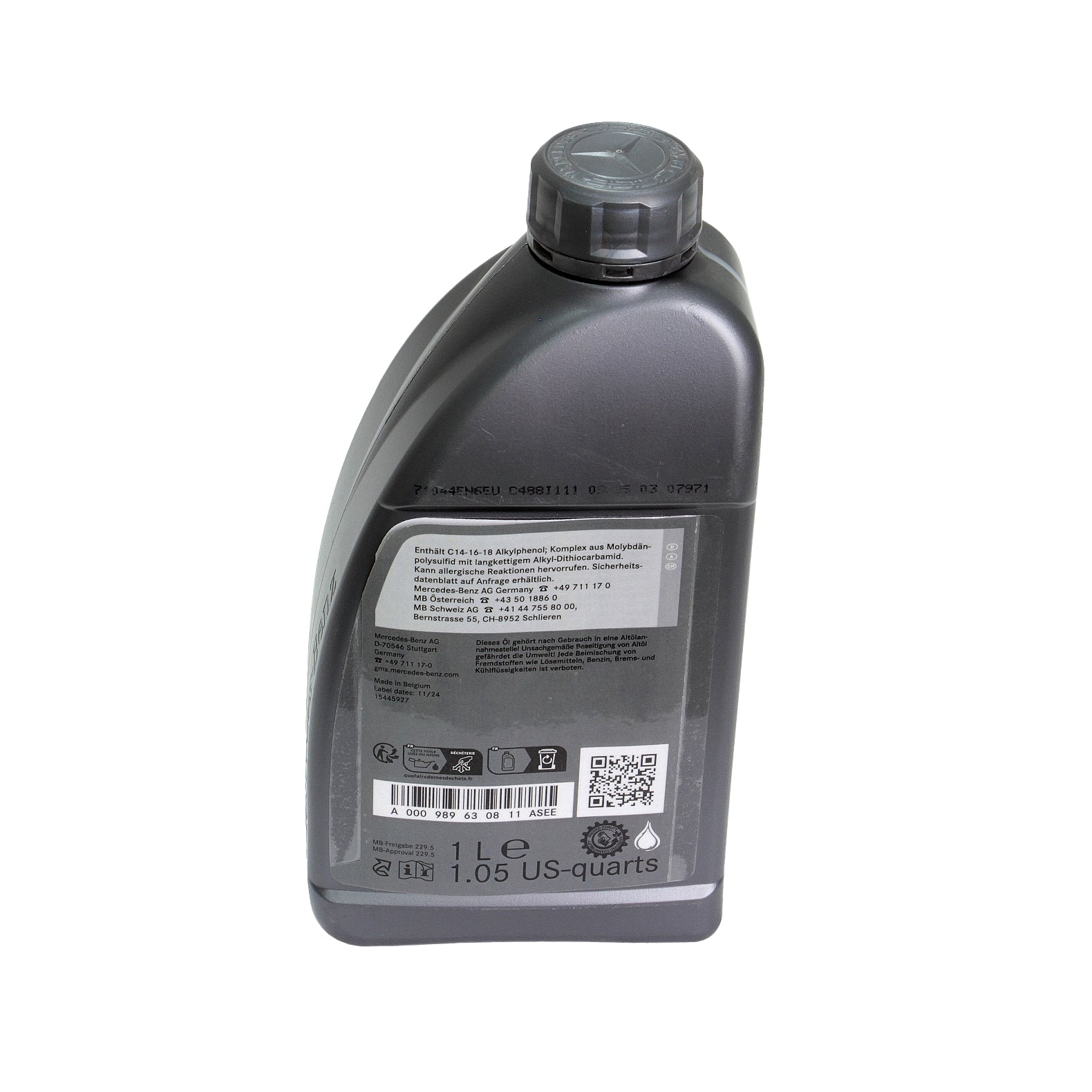 Ulei motor Mercedes 5W40 (MB 229.5) 1L Mercedes-Benz - imagine 3