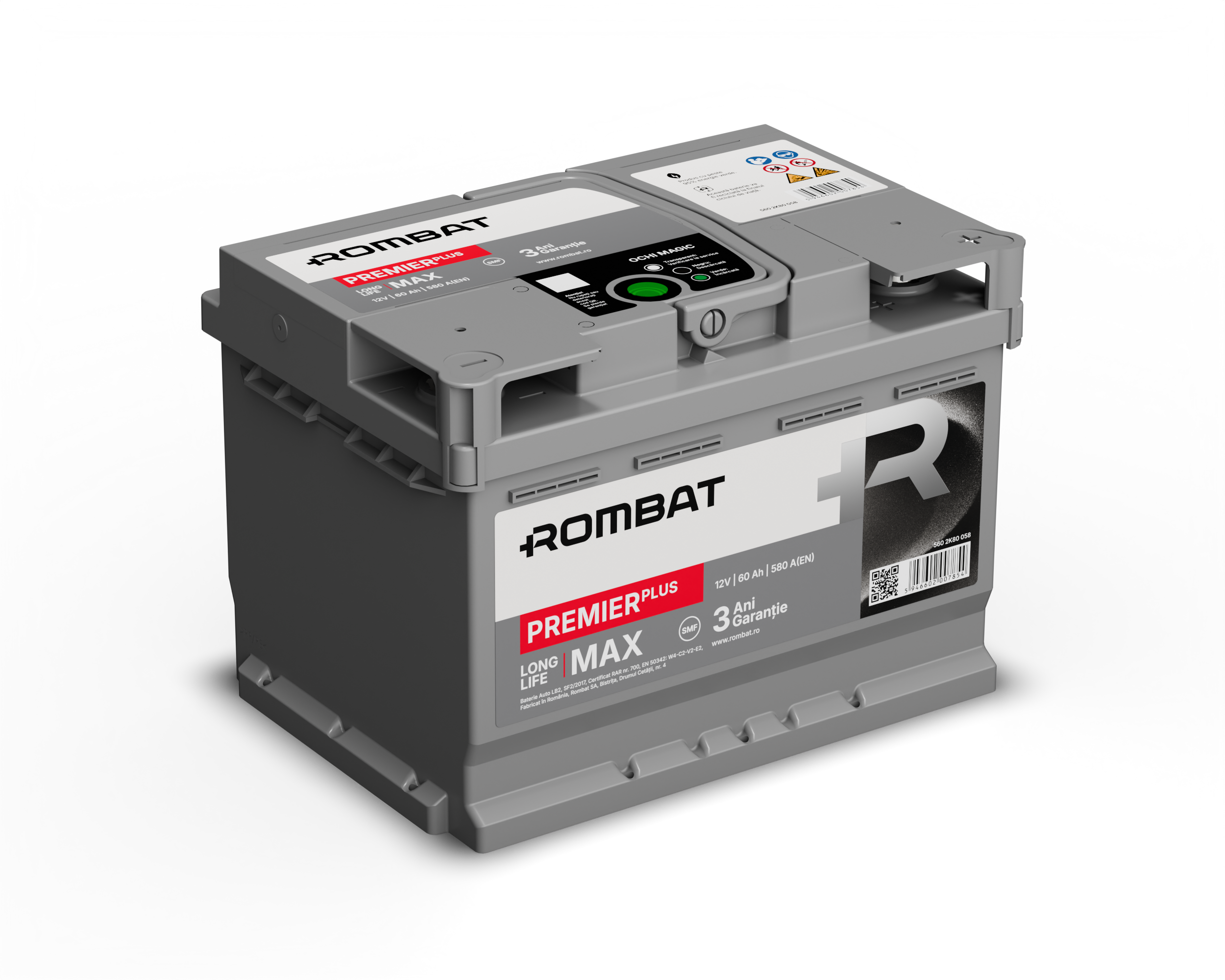 Acumulator Rombat Premier PLUS 60 Ah Rombat - imagine 2