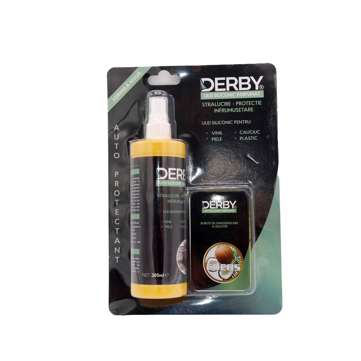 Ulei siliconic parfumat cocos 300ml + burete DERBY DERBY - imagine 1