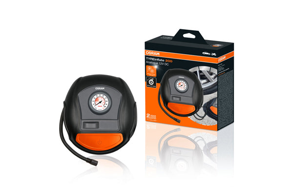 COMPRESOR AUTO 12V 120 W CU AFISAJ ANALOGIC TYREINFLATE 200 OSRAM