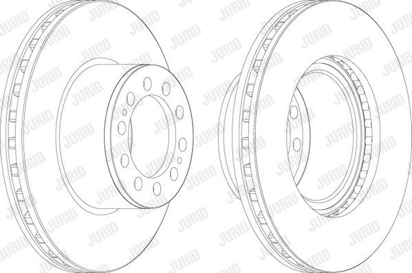 Disc frana axa remorcata Jurid Jurid - imagine 1