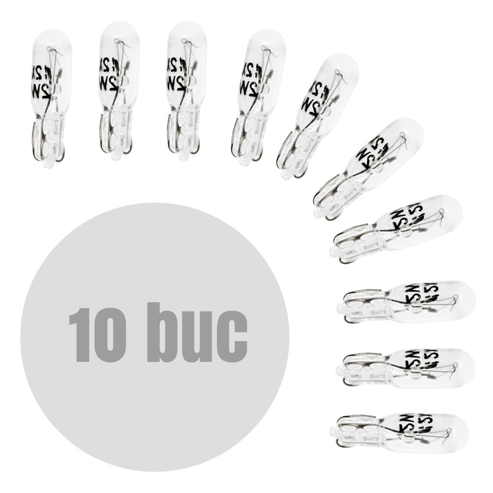Bec MTR T5 12V 2W Set 10 buc Carguard - imagine 4