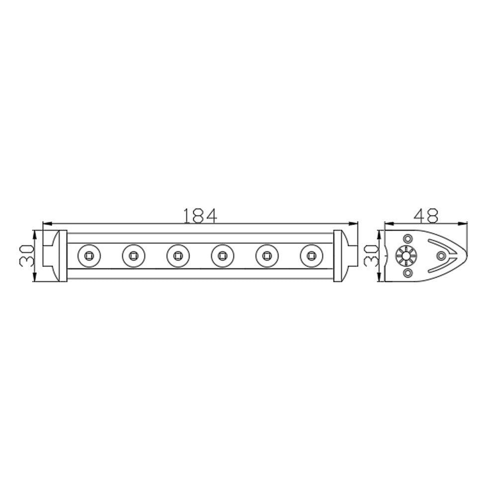 Bară Led Auto Off Road - 18W - 6 SMD LED Carguard Carguard - imagine 7