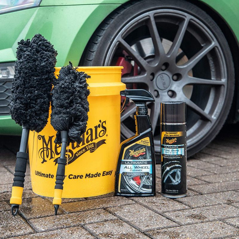 Perie Curatare Jante Aliaj Meguiars Supreme Microfibre Wheel Brush L Meguiar's - imagine 3