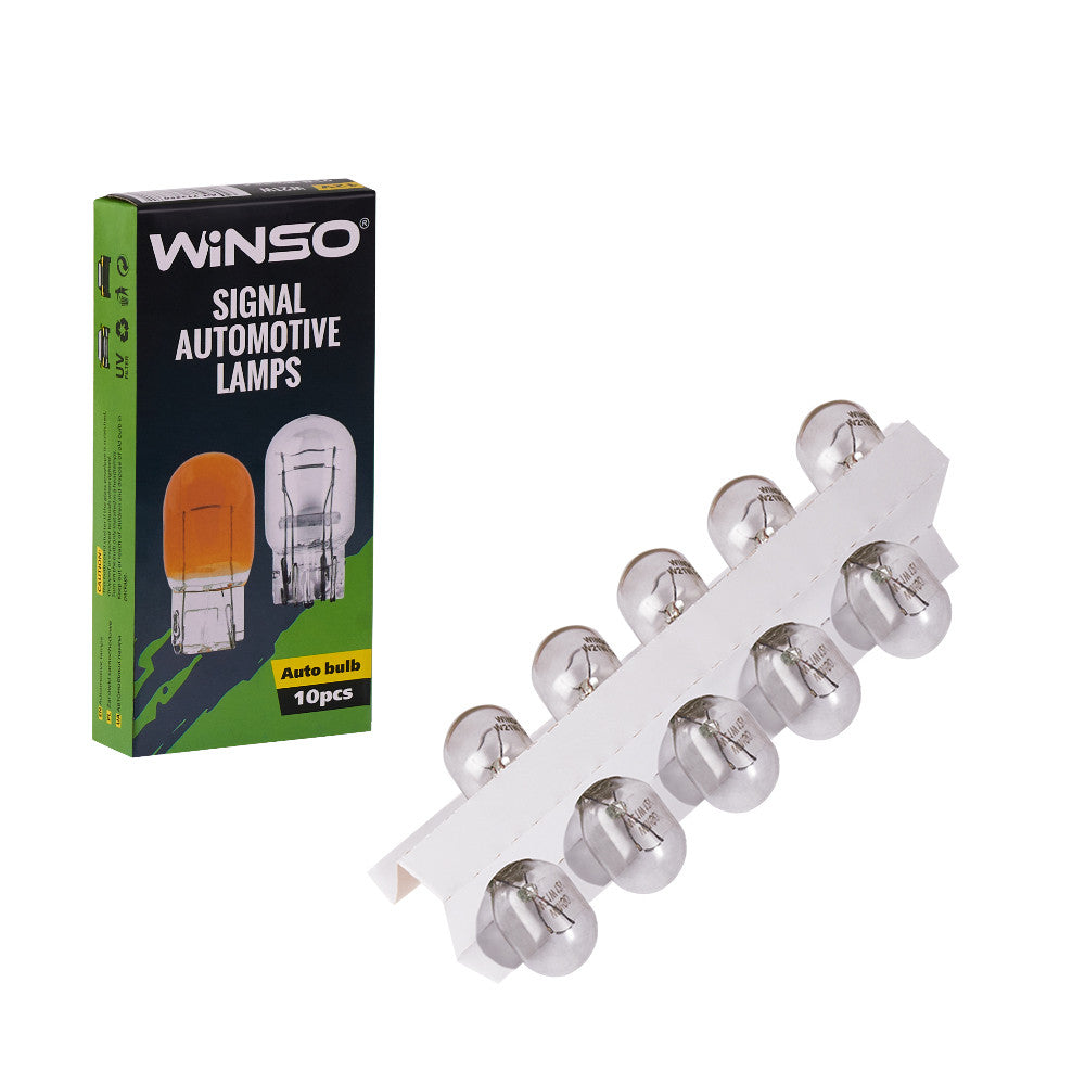 Bec Halogen Winso 12V W21W 21W W3x16d Winso - imagine 1