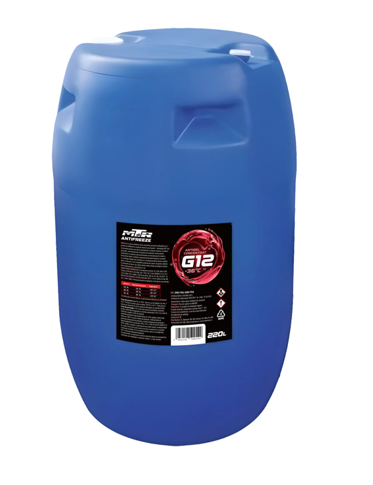 Antigel concentrat MTR Rosu G12 (-60°C) 220L MTR - imagine 1