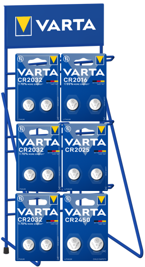 Stand microbaterii VARTA Metal Wire 6 hooks Varta - imagine 1