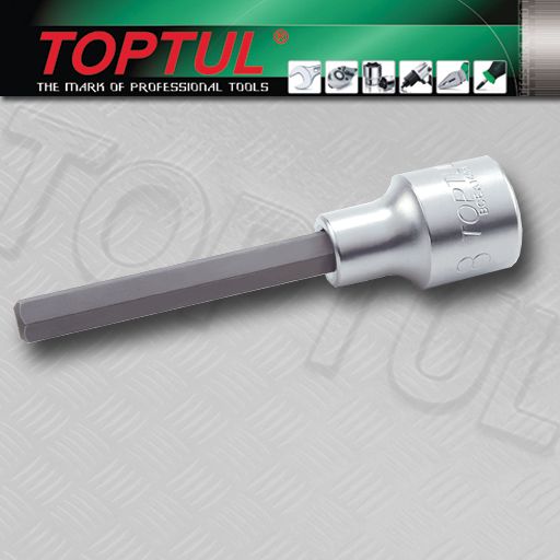 Capat cheie hexagonala lunga 1/2 8mm Toptul - imagine 1