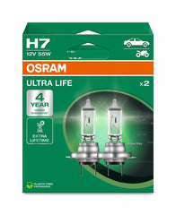 Bec Osram Ultra Life H7 12V 55W Set 2 buc Osram - imagine 1
