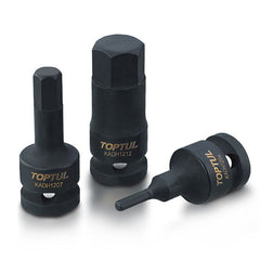 Tubulara bit impact hexagon 1/2 9 mm Toptul - imagine 1