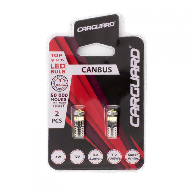 Bec Carguard T10 (W5W) 12V 3W Set 2 buc Carguard - imagine 3