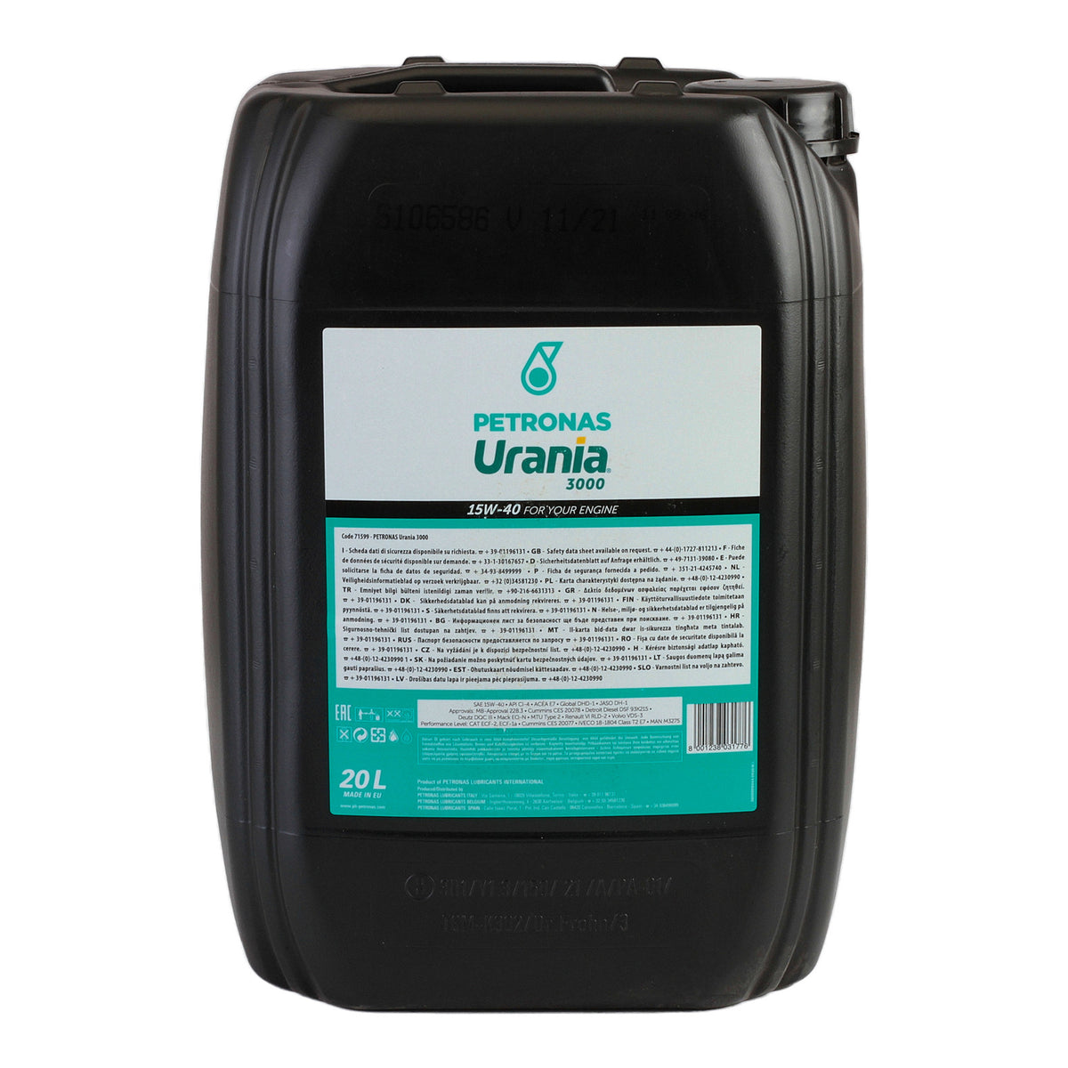 Ulei motor Urania Petronas 3000 15W40 20L Urania - imagine 1