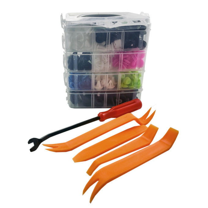 Set 470 buc cleme din plastic + 5 unelte Carguard Carguard - imagine 3