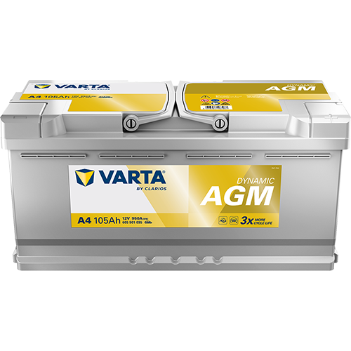 Acumulator Varta Silver AGM Dynamic 12V 105Ah Varta - imagine 1