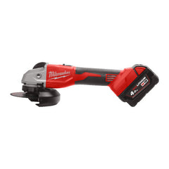 Polizor unghiular cu acumulator, model M18 BLSAG125X-402X, 125mm cu doi acumulatori de 18V cu 4Ah si incarcator standard M12-18C, in valiza de transport HD. Milwaukee - imagine 2