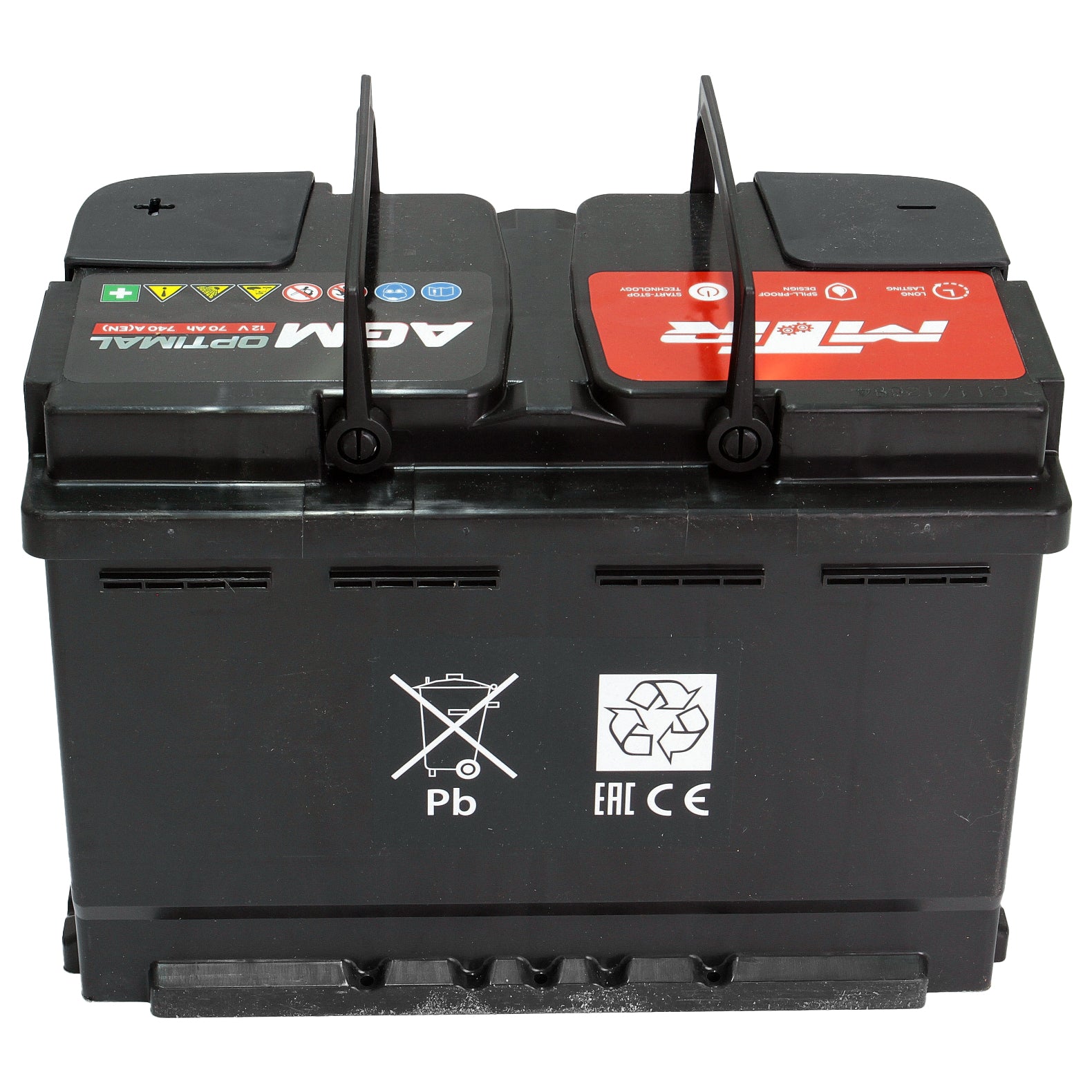 Acumulator turisme MTR AGM [START-STOP] 70 Ah 740A MTR - imagine 3
