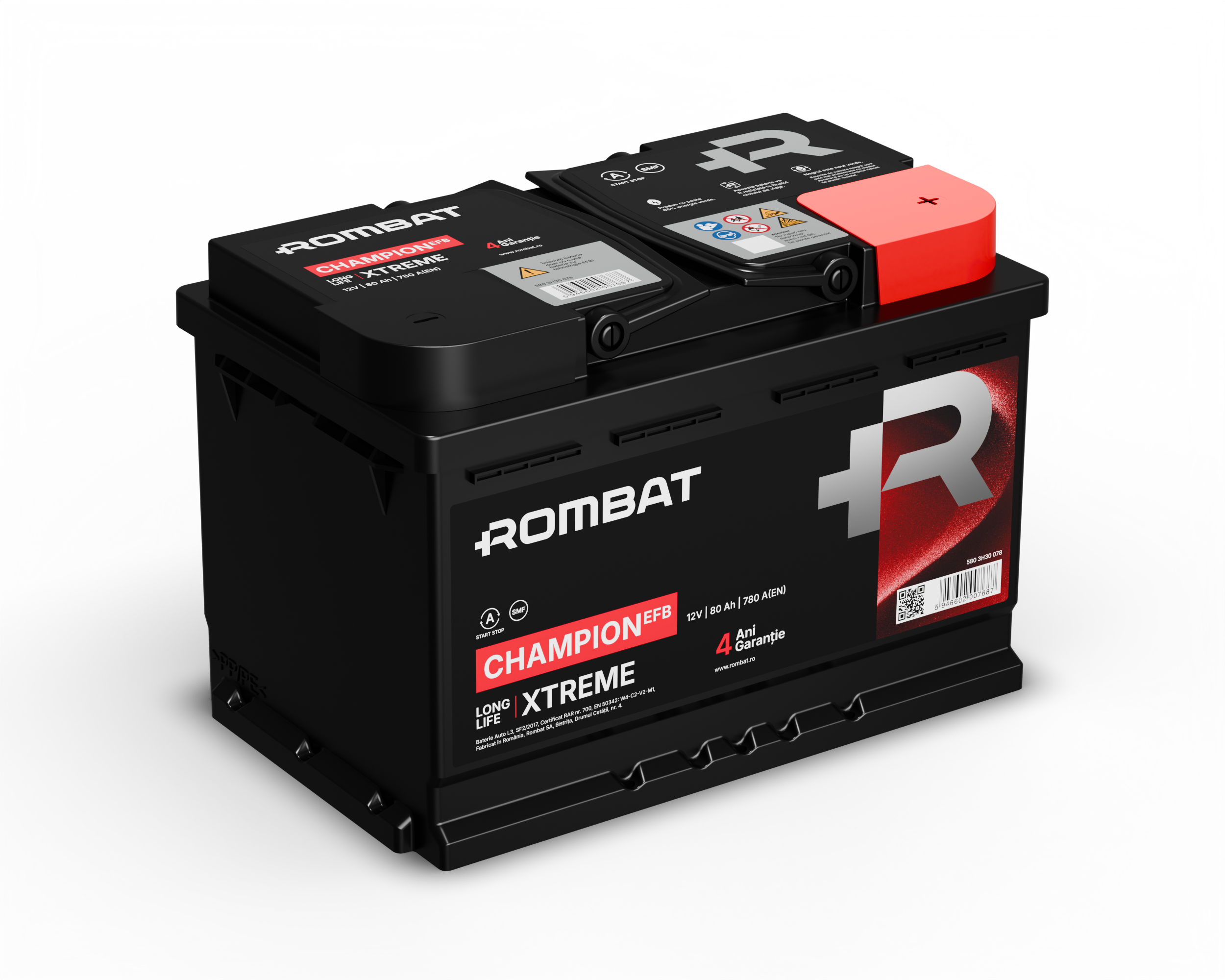 Acumulator Rombat Champion 80 Ah [Start-Stop] Rombat - imagine 2