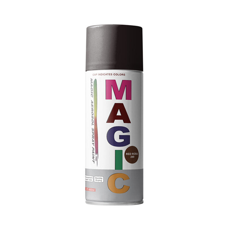 Magic - Vopsea spray Rosu 290 (Visiniu) 450 ml Magic - imagine 1