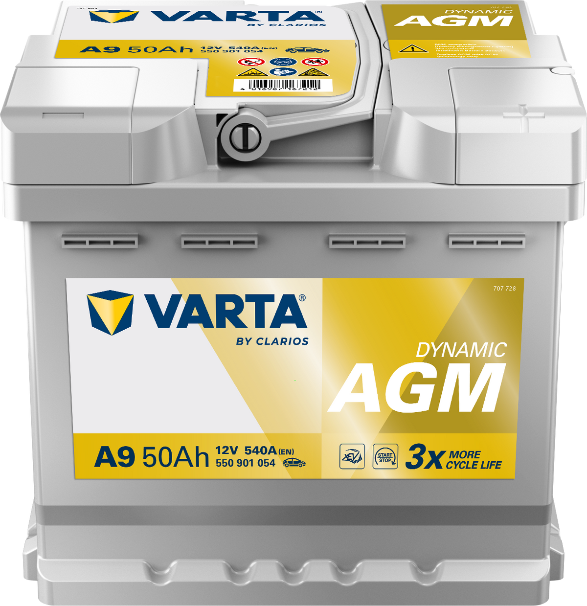 Acumulator Varta Silver Dynamic AGM 50Ah 540A Varta - imagine 1