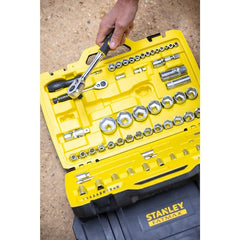 SET TUBULARE FM 1 4 + 1 2 49 PIESE Stanley - imagine 3