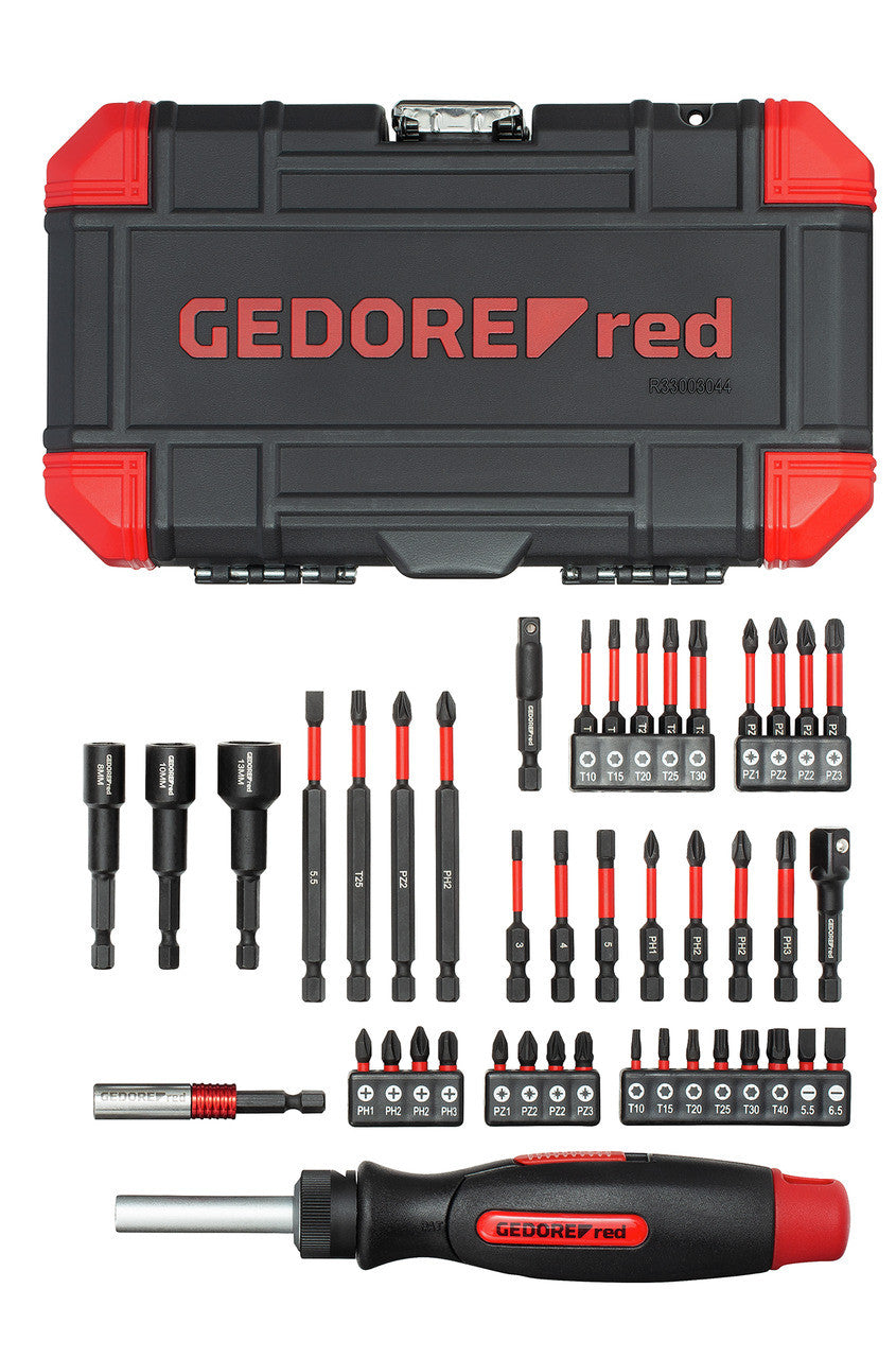 Trusa biti de impact, antrenare 1/4, 43 piese Gedore - imagine 2