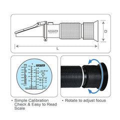 Refractometru 4 in 1 Toptul - imagine 2