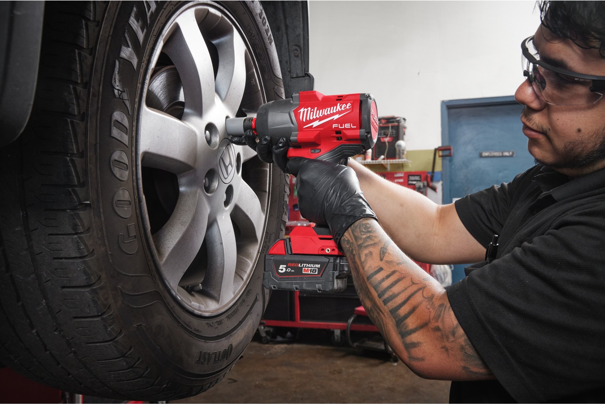Cheie de impact M18 FUEL™ ½″, cuplu ridicat și inel de fixare Milwaukee - imagine 2