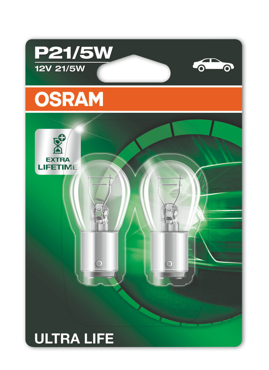 Bec Osram Ultra Life P21/5W 12V BAY15d Osram - imagine 1