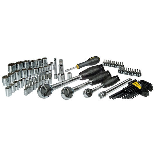 Set de chei tubulare STANLEY® de 1/4 in., 3/8 in. 1/2 in., 80 buc. Stanley - imagine 2