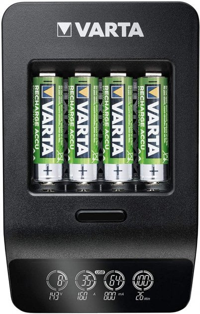 Încărcător VARTA LCD Smart Plus CHARGER+4xAA 2100 mAh (57684101441) Varta - imagine 2