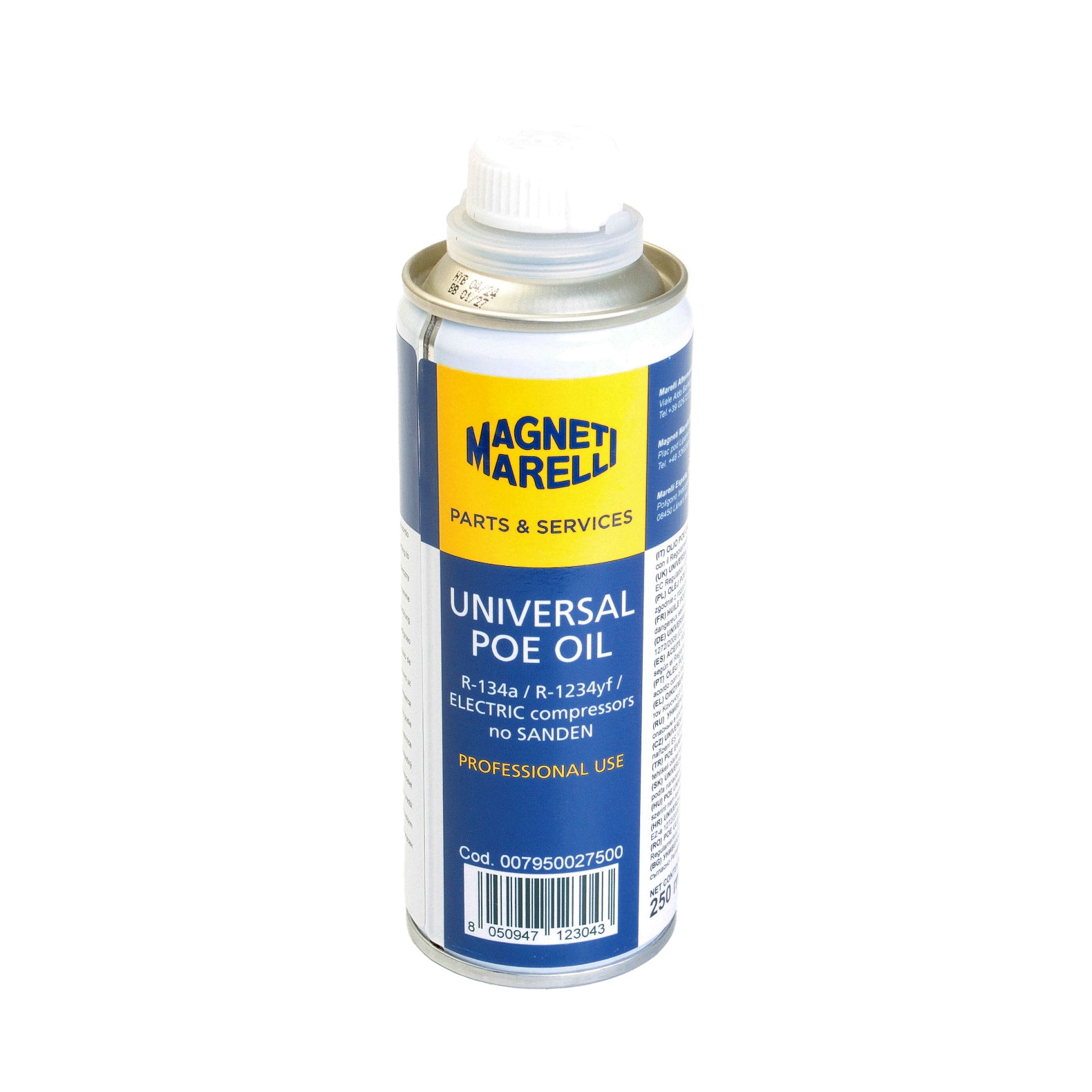 Ulei universal compresor clima pentru vehicule hibride si electrice POE -  R1234a/ R1234yf 250 ml Magneti Marelli - imagine 4