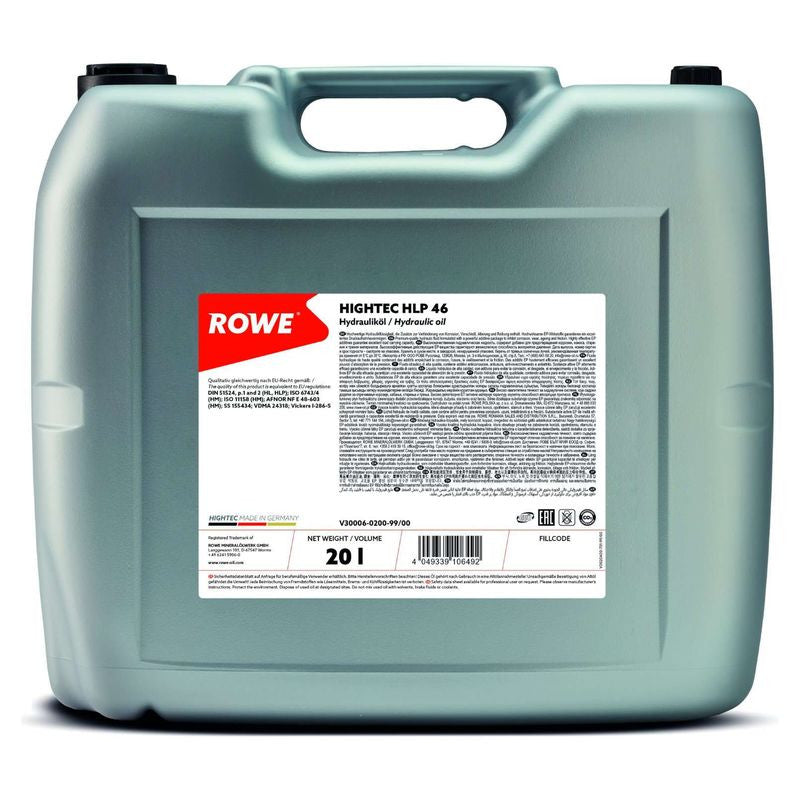ULEI HIDRAULIC ROWE HIGHTEC HLP 46 20L Rowe - imagine 1